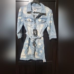 Stone Washed Denim Dress Size Medium